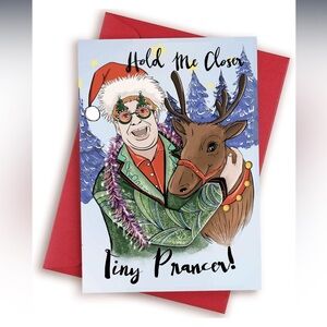 Nwot 4 pack Elton John Christmas card